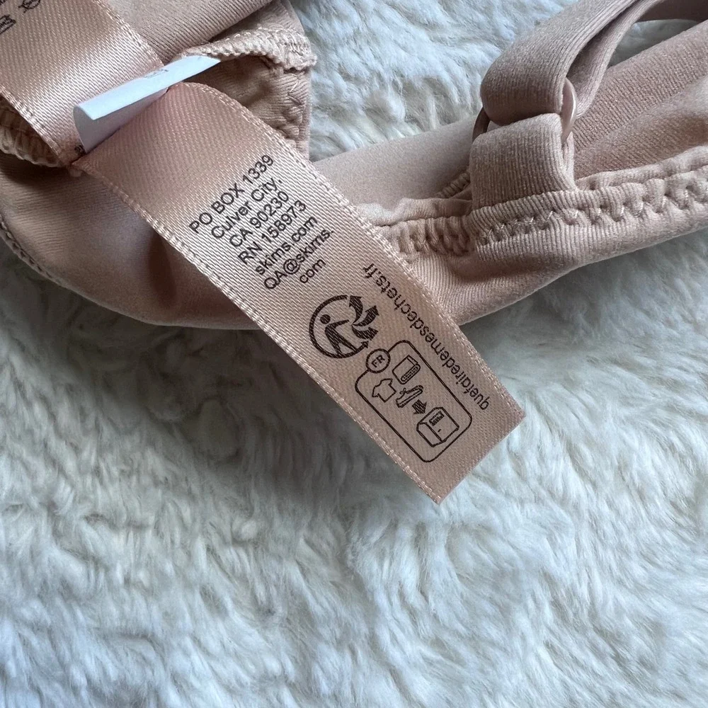 Skims Fits Everybody Scoop Bralette Clay Size Small Adjustable Straps NWOT